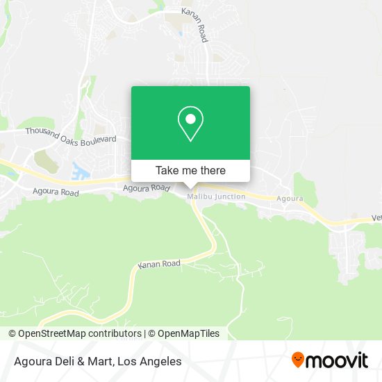 Agoura Deli & Mart map