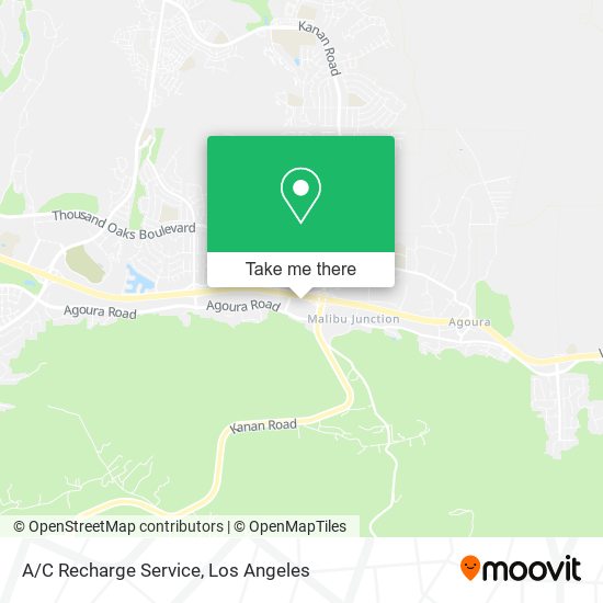 A/C Recharge Service map
