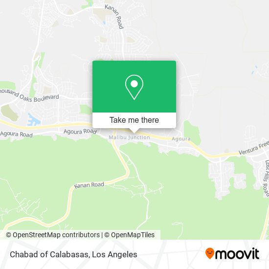 Mapa de Chabad of Calabasas