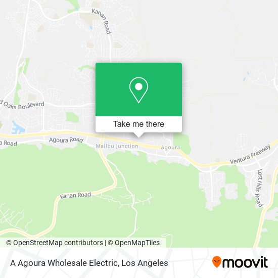 A Agoura Wholesale Electric map
