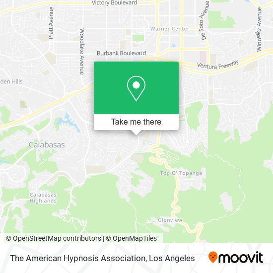 Mapa de The American Hypnosis Association