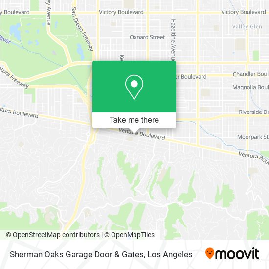 Mapa de Sherman Oaks Garage Door & Gates