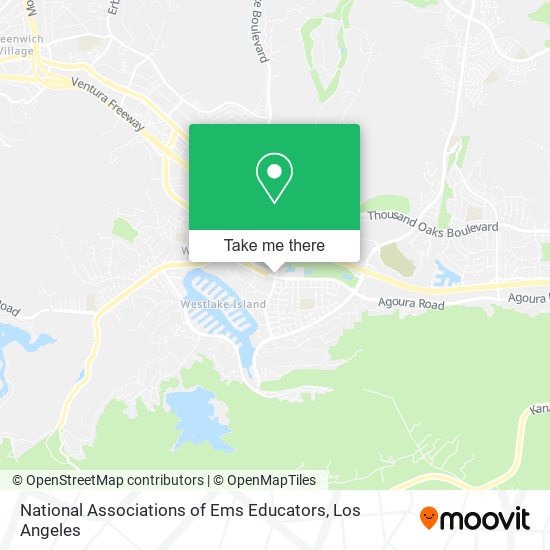 National Associations of Ems Educators map