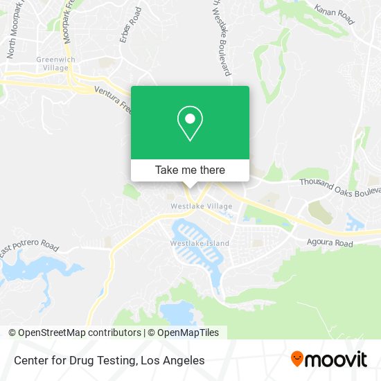 Mapa de Center for Drug Testing