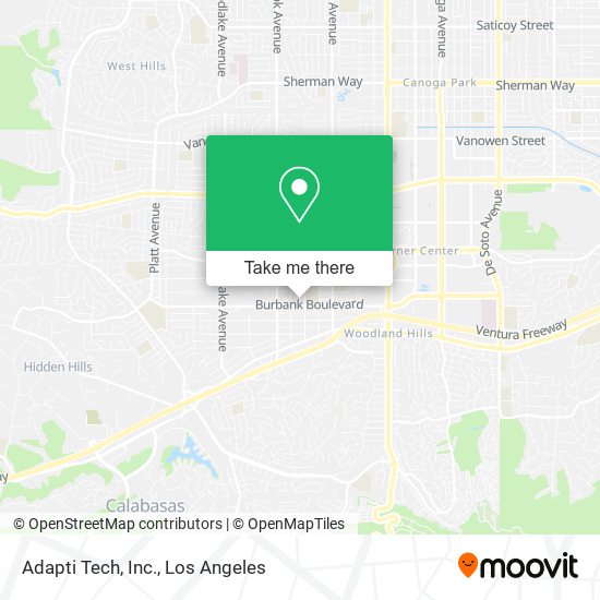Adapti Tech, Inc. map