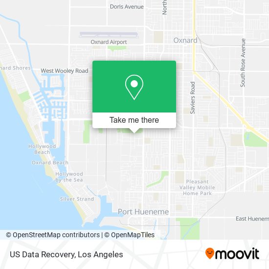 US Data Recovery map