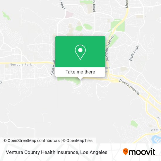 Ventura County Health Insurance map