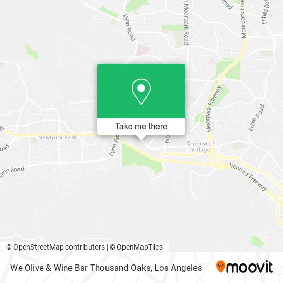 Mapa de We Olive & Wine Bar Thousand Oaks