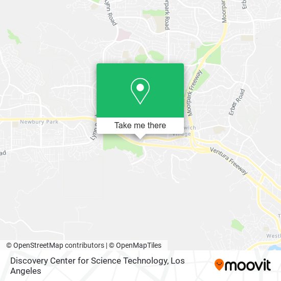 Mapa de Discovery Center for Science Technology
