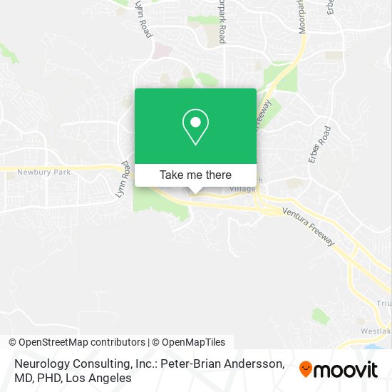 Neurology Consulting, Inc.: Peter-Brian Andersson, MD, PHD map