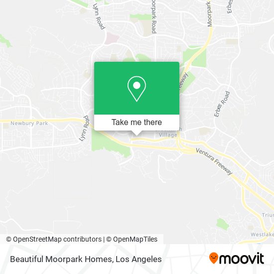 Mapa de Beautiful Moorpark Homes