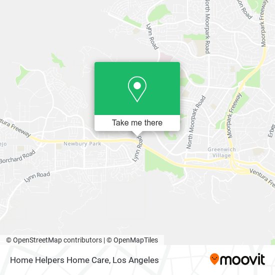 Home Helpers Home Care map