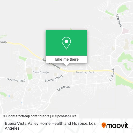 Buena Vista Valley Home Health and Hospice map