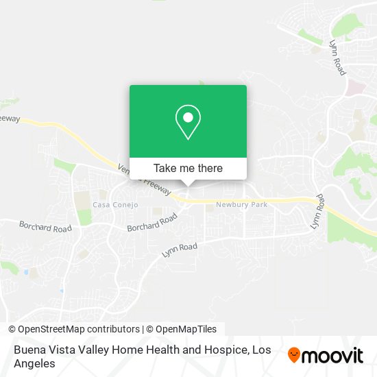 Mapa de Buena Vista Valley Home Health and Hospice