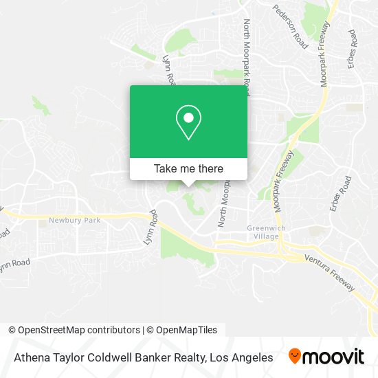 Athena Taylor Coldwell Banker Realty map