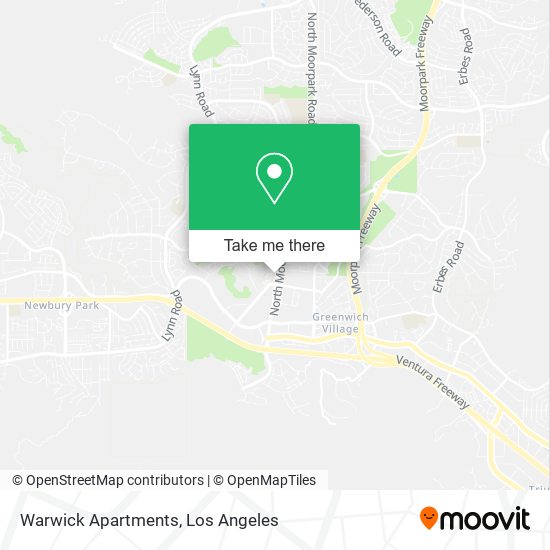 Warwick Apartments map