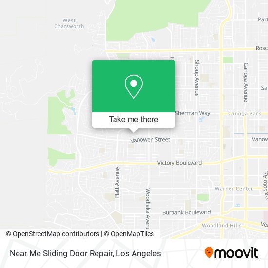 Near Me Sliding Door Repair map