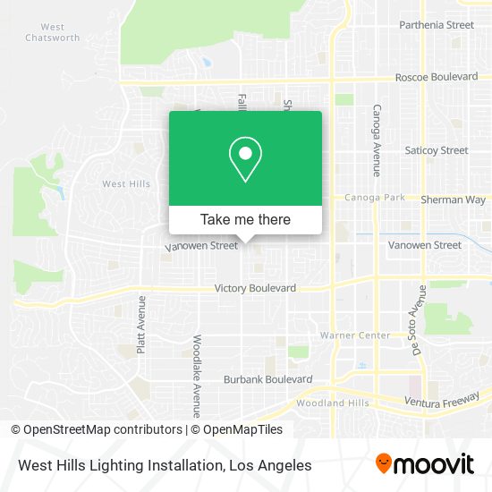 Mapa de West Hills Lighting Installation