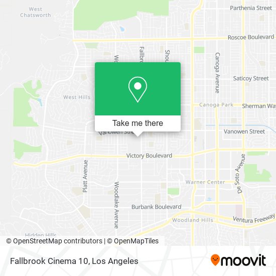 Mapa de Fallbrook Cinema 10