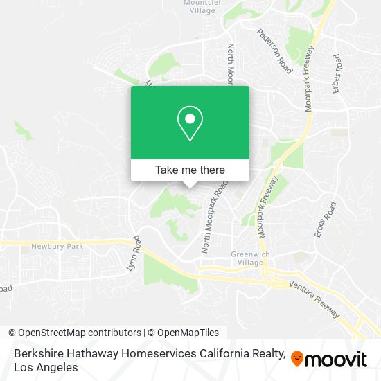 Berkshire Hathaway Homeservices California Realty map