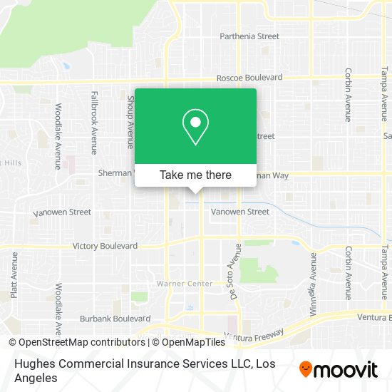 Hughes Commercial Insurance Services LLC map