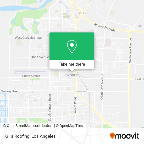 Gil's Roofing map