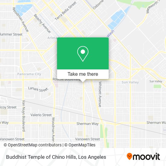 Mapa de Buddhist Temple of Chino Hills