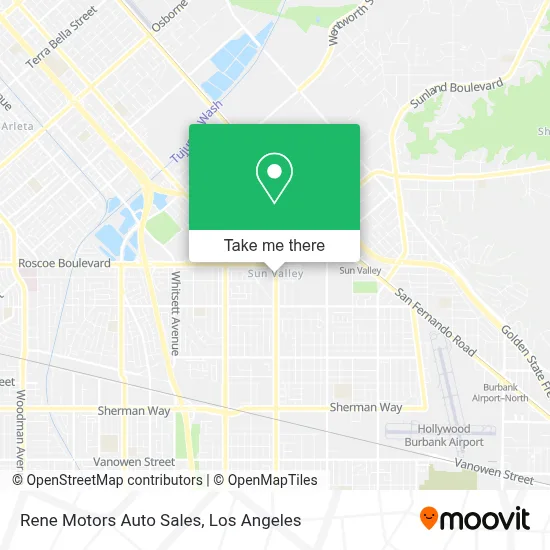 Rene Motors Auto Sales map