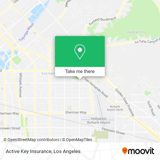 Active Key Insurance map