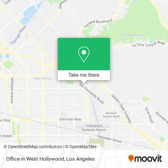 Mapa de Office in West Hollywood