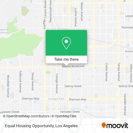 Mapa de Equal Housing Opportunity