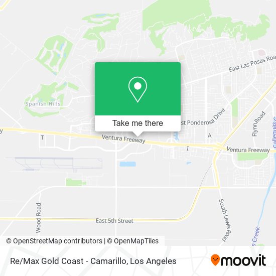 Mapa de Re/Max Gold Coast - Camarillo