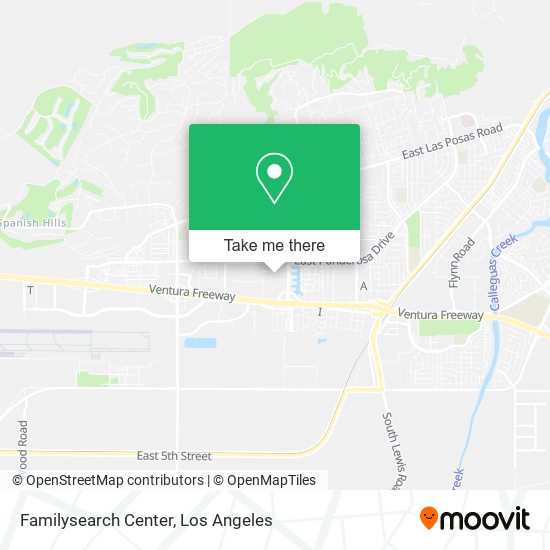 Mapa de Familysearch Center