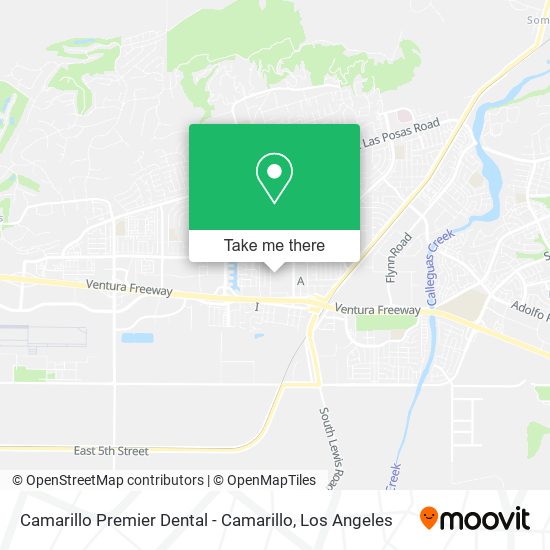 Camarillo Premier Dental - Camarillo map