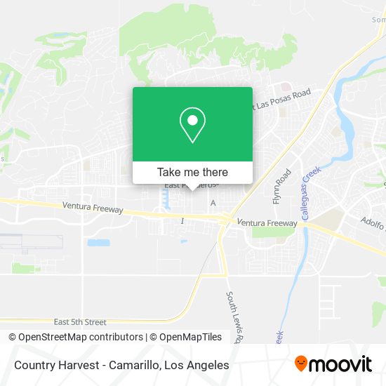 Mapa de Country Harvest - Camarillo