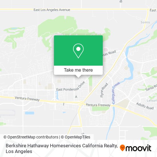 Berkshire Hathaway Homeservices California Realty map