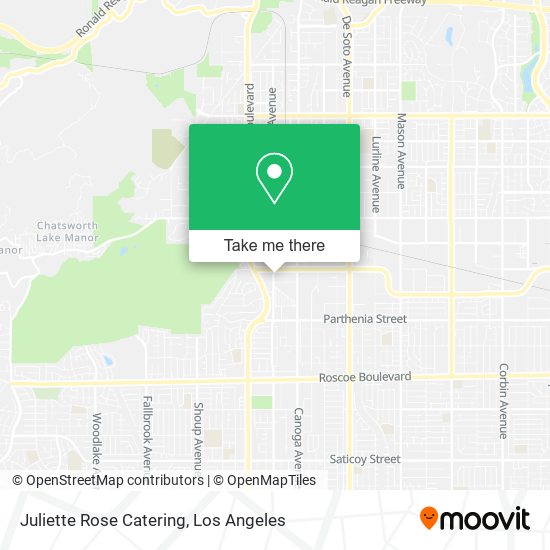 Mapa de Juliette Rose Catering