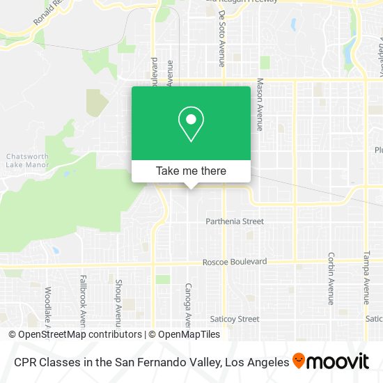 Mapa de CPR Classes in the San Fernando Valley