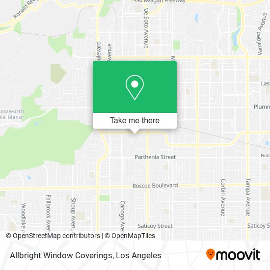 Allbright Window Coverings map