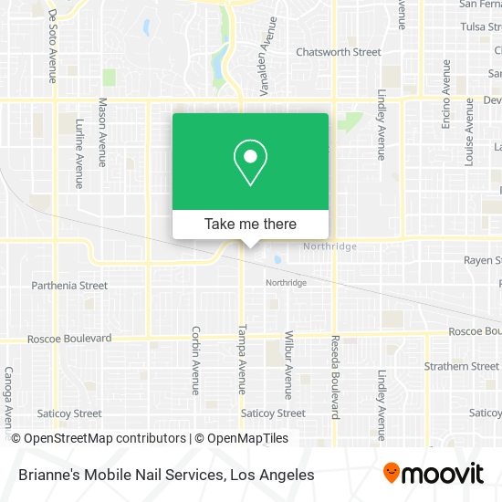 Mapa de Brianne's Mobile Nail Services