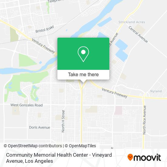 Community Memorial Health Center - Vineyard Avenue map