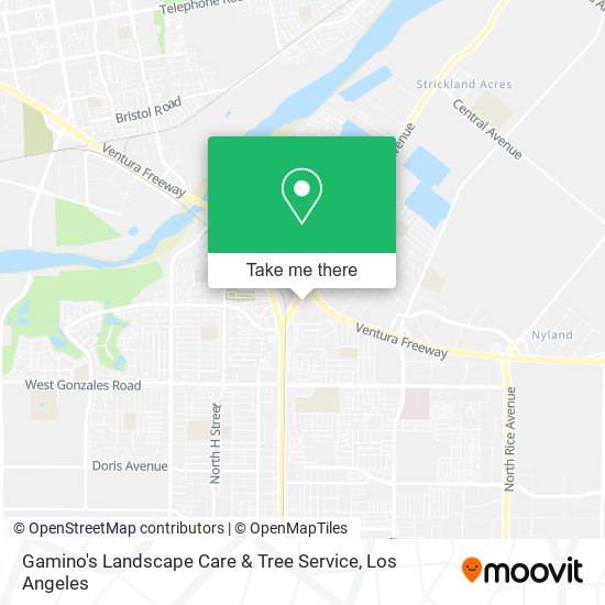 Gamino's Landscape Care & Tree Service map