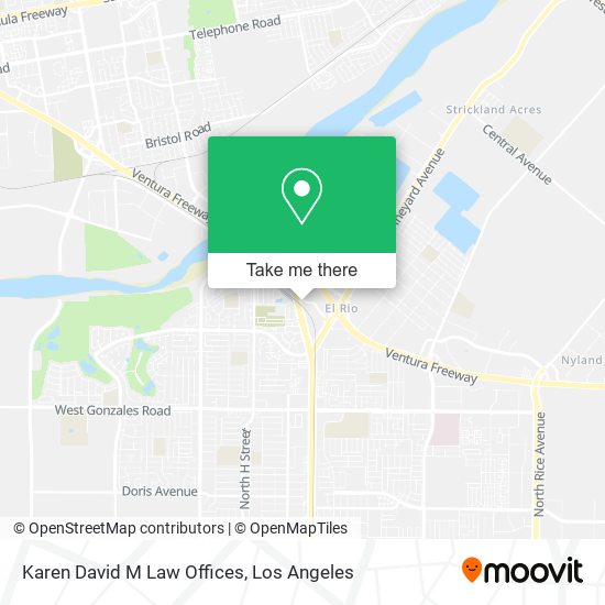 Karen David M Law Offices map