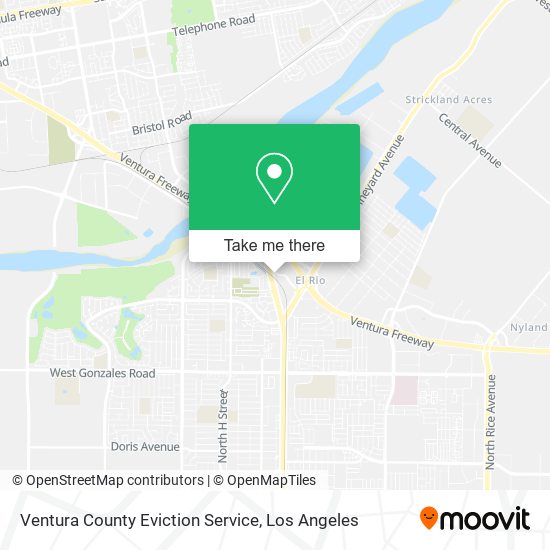 Mapa de Ventura County Eviction Service