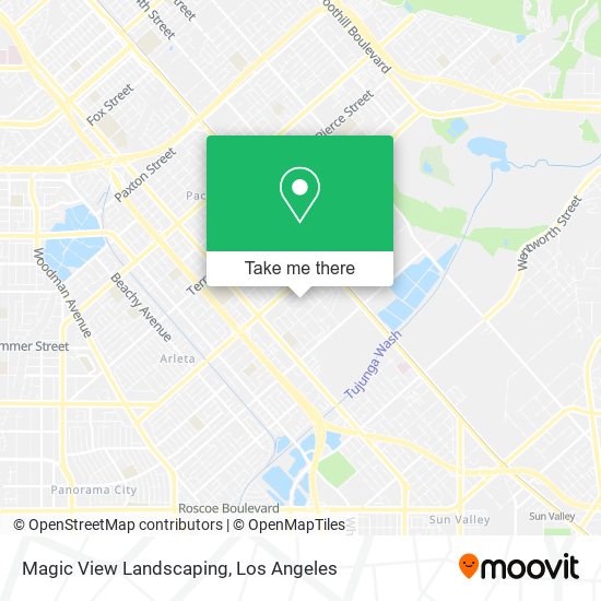 Magic View Landscaping map