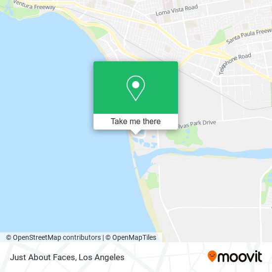 Just About Faces map