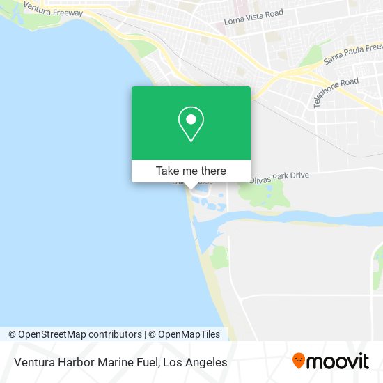 Ventura Harbor Marine Fuel map