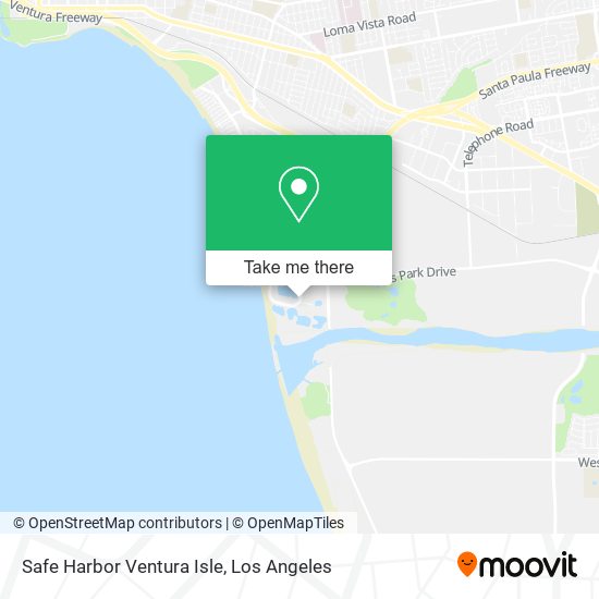 Safe Harbor Ventura Isle map