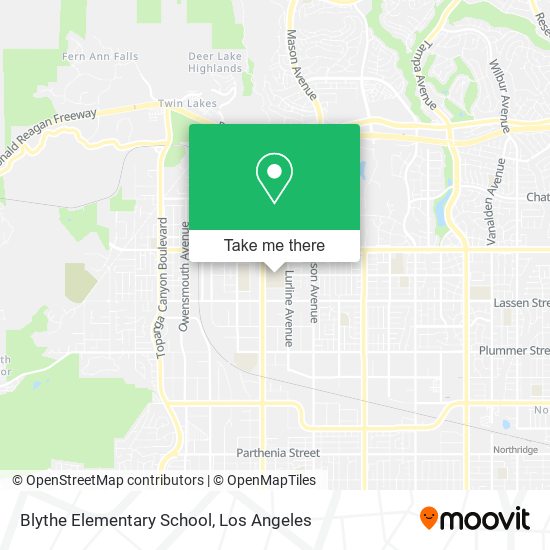 Blythe Elementary School map