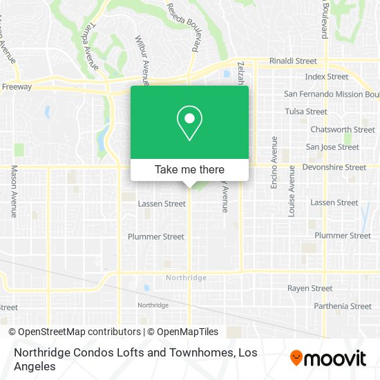 Mapa de Northridge Condos Lofts and Townhomes